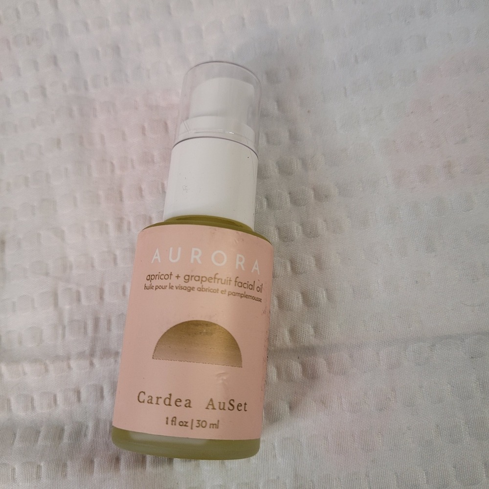 Cardea AuSet Aurora Apricot + Grapefruit Facial Oil 1 fl oz 30 ml Brighten Glow